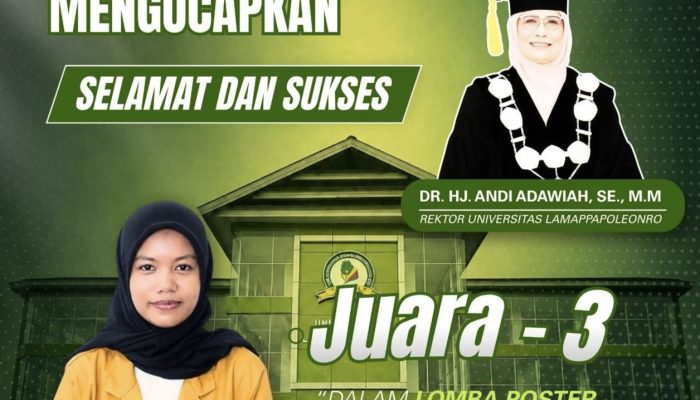 Tembus Podium Nasional, Mahasiswi UNIPOL Sabet Juara 3 Lomba Poster 
