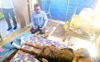 Duka Bertubi-tubi, Istri Berpulang Stroke Menggerogoti, BAZNAS Soppeng Turun Tangan