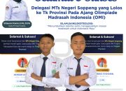 MTsN Soppeng Berjaya! Dua Siswa Terbaik Amankan Tiket OMI Provinsi 2026 
