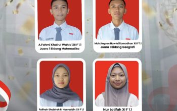 Bukti Kualitas Jawara, Empat Siswa MAN 1 Soppeng Kuasai OMI 2026