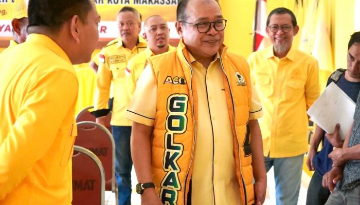 ​Hari Pertama Berkantor, Plt Ketua Golkar Makassar Tancap Gas Konsolidasi