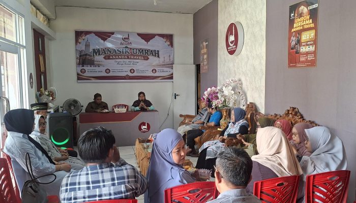 Ananda Travel Gelar Manasik Sambut Keberangkatan 40 Jamaah Umrah Oktober