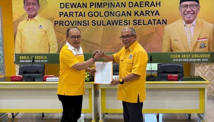 IAS Tunjuk Supriansa Kemudikan Golkar Makassar Pasca Kepindahan Appi