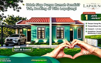 Yuk Booking! Rumah Subsidi Bebas DP Dekat Dengan Ponpes Yasrib