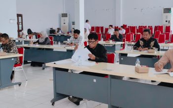 15 Peserta Capim BAZNAS Soppeng Antusias Ikuti Seleksi Tes Tertulis