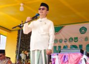 Upacara HSN, Bupati Soppeng Kepalkan Tangan Nyanyikan Lagu ‘Yalal Wathon’