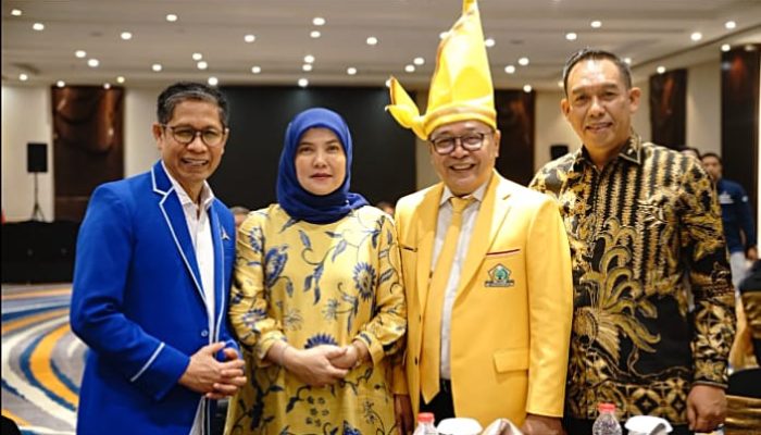 Politik Persahabatan! Moment Ketua Harian Golkar Sulsel Bersama Tokoh Lintas Partai