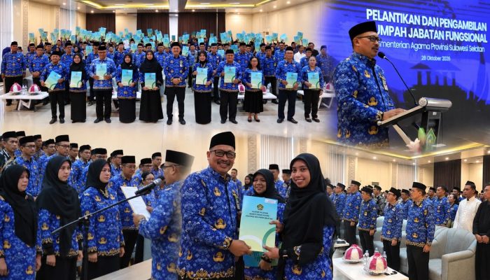 ​Enam Orang Penyuluh Agama Kemenag Soppeng Resmi Naik Jabatan, Berikut Daftarnya