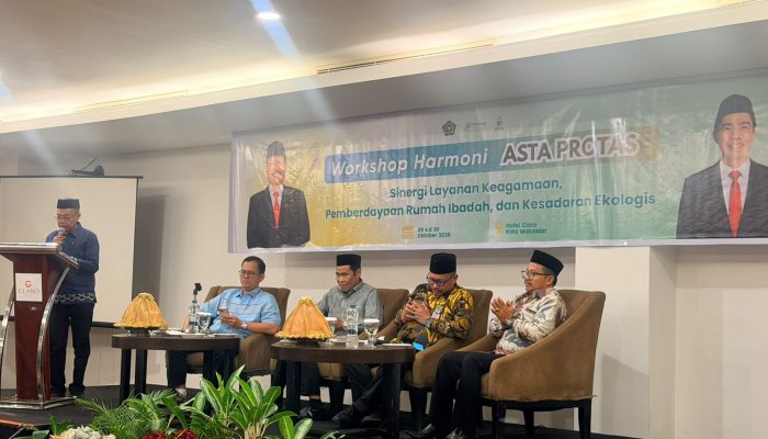 ​Kasi Bimas Kemenag Soppeng Pimpin Doa Workshop Asta Protas di Makassar