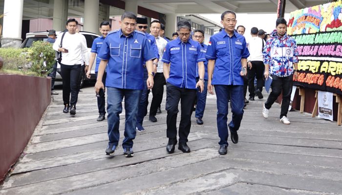 Selle KS Dalle Dampingi Appi Daftar Ketua Demokrat Sulsel, Sinyal Aklamasi Makin Kuat