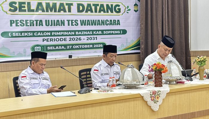 10 Kandidat Capim BAZNAS Soppeng Lolos Seleksi Wawancara, Ini Daftar Namanya